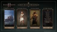 Titan Quest 2's first roadmap (Image via THQ Nordic)